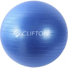 Tr Clifton 65 cm Fitilli Pilates Topu Mavi + Pompa