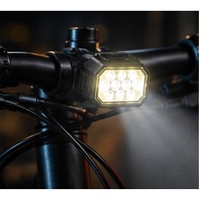G3 Bike Şarjlı Bisiklet Ön Arka LED Far Seti 8/12 Aydınlatma Modlu IP65 Suya Dayanıklı Güçlü Işık 6061-6