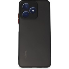 Realme C53 Kılıf Montreal Silikon Kapak - Siyah
