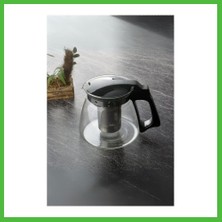 Bezos Süzgeçli Cam Demlik 1100 ml Arz