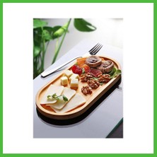 Bezos Bambu Sunum Tabağı & Yağdanlık Altı Tabağı 26 cm Arz