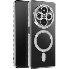Xiaomi Redmi 14C Joke Simli Magneticsafe Kılıf - Gümüş