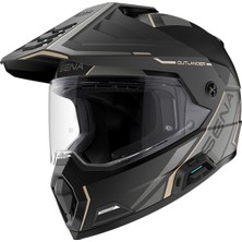 Sena Outlander Adv Kapalı Motosiklet Kaskı Mat Siyah