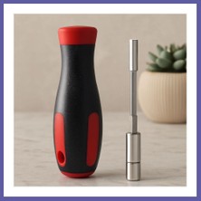 Nida 6-In-1 Kauçuk Uçlu Bits Tornavida Nıda