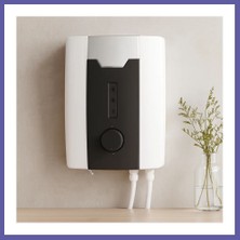 Nida 8000W Elektrikli Anlık Su Isıtıcı - 3 Kademe 7 Emniyet Termostat Nıda