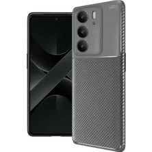 Realme C75 4g Auto Focus Karbon Kapak - Gri