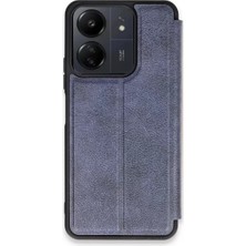 Xiaomi Redmi 13C Kılıf Flip Cover - Lacivert