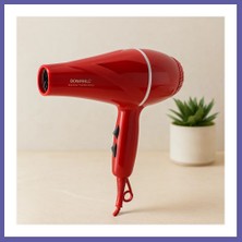 Nida 2500W Kırmızı Saç Kurutma ve Fön Makinesi Nıda