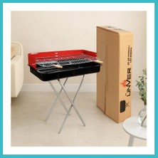 Defne Store 60 cm Portatif Ayaklı Mangal - Lüks Pervazlı Dfnbez