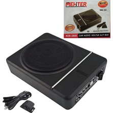 Navigold Mehter KOB-3800 Araç Bass Subwoofer Aktif Koltuk Altı 8 Inç 800 Watt