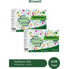 Biowell Wellbiotic Kids 10 Saşe x 2 Adet