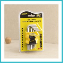 Defne Store Alyan Anahtar Seti 9 Parça Kısa Düz (1.5?10 Mm) Dfnbez