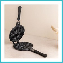 Defne Store 20 cm Granit Döküm Waffle Tava - Bakalit Saplı Dfnbez