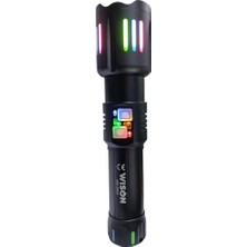 MiraLive WS-9954 25W  Zoomlu Yeşil Lazerli Metal Şarjlı El Feneri