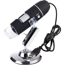 MiraLive NIKULA-1600X USB Dijital Mikroskop Kamera Endoskop 8led Büyüteç Metal Standı