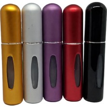 5 ml Alüminyum (10 Adet) Tekrar Doldurulabilir Boş Cep Parfüm Şişesi