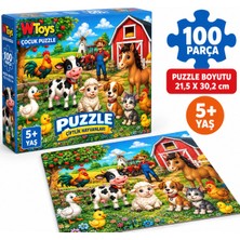 S-Online Çiftlik Hayvanları 100 Parça Puzzle