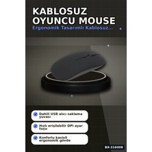 Burada Bulabilirsin Kablosuz Oyuncu Mouse – Anlık Dpı Geçişi, Gelişmiş Sensör, Hassas ve Akıcı Kontrol