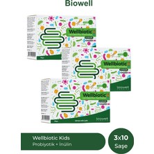 Biowell Wellbiotic Kids 10 Saşe x 3 Adet