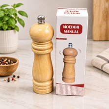 MiraLive Ahşap Baharat Değirmeni