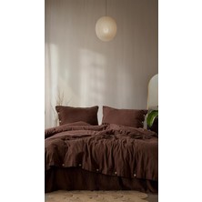 Tr Cloudy Mood Müslin Nevresim TAKIMI,%100 Doğal Pamuk, Oeko-Tex Sertifikalı, Çift Taraflı, T