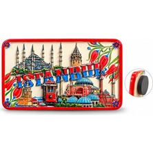 The Gencoo Istanbul Temalı Polyester Magnet ALK5865