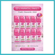 Defne Store Biowet Ağda Bezi 2 Metre Spatula Hediyeli Epilasyon Bezi Dayanıklı Tüy Dökme Bezi 12 Paket Dfnbez