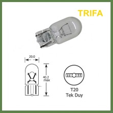 Bezos Trifa T20 Dipsiz Park Ampulü Tek Duy 1 Adet Sarı HB006