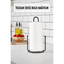 Metal Kağıt Havluluk & Dik Havlu Peçetelik Siyah 28 cm