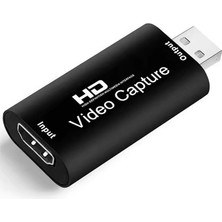 Pop Konsol HDMI USB Video Capture Görüntü Yakalama Kartı 1080P Kamera Dslr Oyun Konsolu Kayıt ve Yayın Adaptörü
