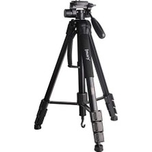 Tr Jmary KP2264 Profesyonel Alüminyum Tripod Stand Zore (Siyah)