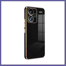 Nida Redmi Note 13 Pro Plus Uyumlu Kılıf Volet Silikon - Siyah Nıda