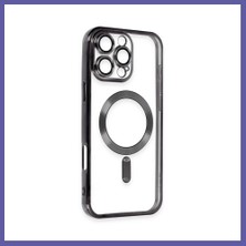 Nida iPhone 16 Pro Max Uyumlu Kılıf Kross Magneticsafe Kapak - Siyah Nıda