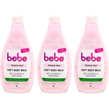 Bebe Zartpflege Bebe Young Care Soft Body Milk Jojoba ve Panthenol Vücut Sütü 3X400 ml