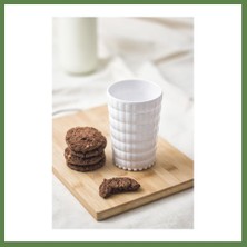 Bezos Allegra Beyaz Akrilik Bardak 6'lı Set | 400 ml | Kırılmaya Dayanıklı, Cam Değildir | Su, Meşrubat ve Sunum Için Ideal HB006