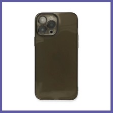 Nida iPhone 13 Pro Max Uyumlu Kılıf Fly Lens Silikon - Siyah Nıda