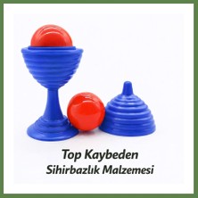 Bezos Mavi Renk Sihirli Kupa Top Kaybetme Oyunu 7 cm HB006