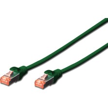 Beek BC-S60025G 0.25 mt Cat6 AWG26 S/ftp Lsoh Yeşil Patch Cord Kablo