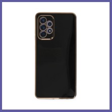 Nida Samsung Galaxy A52 Uyumlu Kılıf Volet Silikon - Siyah Nıda