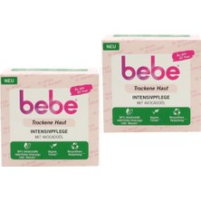 Bebe Zartpflege Bebe Intensive Pflege Avokado ve Shea Yağlı Vegan Nemlendirici Yüz Kremi 2X50 ml