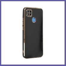 Nida Redmi 9c Uyumlu Kılıf Volet Silikon - Siyah Nıda