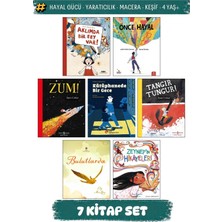 Redhouse Kidz Yayınları Aklımda Bir Şey Var + Önce Hayal + Zum! + Tangır Tungur! Sam Usher+ Kütüphanede Bir Gece + Bulutlarda + Zeynep'in Hikayeleri Okul Öncesi Hikaye Kitapları Çocuklar Için Hayal Gücü Yaratıcılık