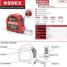 Rodex Rdx 907 5 Metre × 25 mm Alttan Stoplu Şerit Metre