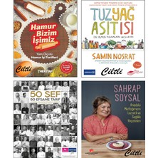 The Kitap Hamur Bizim Işimiz Tam Ölçülü Hamur Işi Tarifleri + Tuz Yağ Asit Isı Iyi Yemek Pişirmenin Incelikleri + 50 Şef 50 Efsane Tarif + Sahrap Soysal Anadolu Mutfağımızın Lezzetli ve Sağlıklı Reçeteleri
