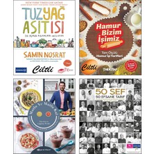 The Kitap Tuz Yağ Asit Isı Iyi Yemek Pişirmenin Incelikleri + Hamur Bizim Işimiz Tam Ölçülü Hamur Işi Tarifleri + 50 Şef 50 Efsane Tarif + Mutlu Ye Mutlu Kal Çağatay Demir 4lü Gastronomi Yemek Aşçılık Kitapları