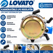 Lovato Karbüratörlü Regülatör - Lpg Beyni