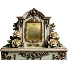 Elarque Ahşap Anahtar Askılığı Modern Şirin Görünümlü (20 x 30 Cm)
