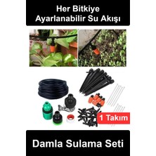 Wonara #damlasulama 10 Noktalı Bahçe Sulama Sistemi Seti Ayarlanabilir Damlatıcılı Saksı Balkon Sera Bitki Çiçek Sulayıcı Kiti Akış Kontrol Vanalı Filtreli Hortum Musluk Adaptörlü Pratik Kurulumlu