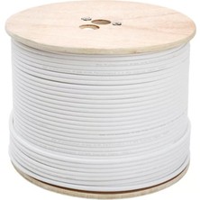 Kat Tech Uydu Kablosu RG6U4 Beyaz 5 Metre