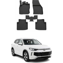 Tr Volkswagen Tayron Iı 2024-2026 Uyumlu 4d Havuzlu Paspas Siyah 5 Parça